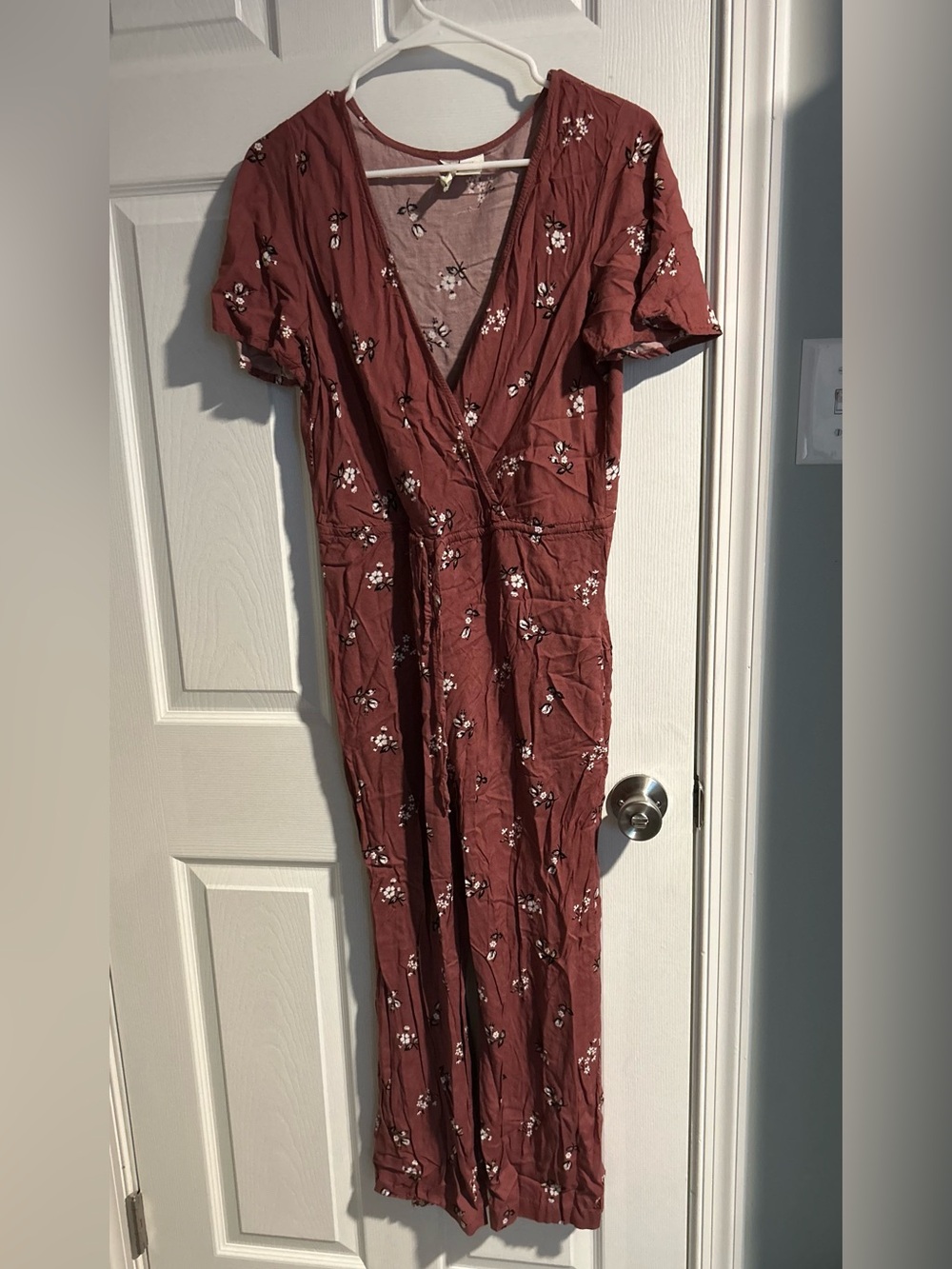 Floral V-Neck Jumpsuit